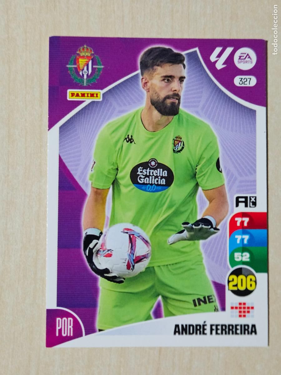 Football Stickers: FICHA N&ordm; 327 ANDRE FERREIRA - ADRENALYN 24 25 - PANINI 2024 - 25 - CROMO - REAL VALLADOLID