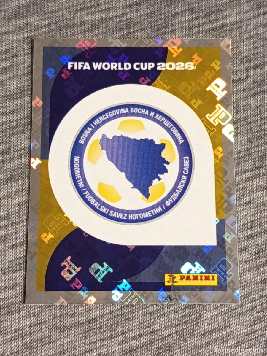 Cromos de F&uacute;tbol: ESCUDO BOSNIA BIH 1 STICKER MUNDIAL 2026 PANINI FIFA WORLD CUP NUEVO