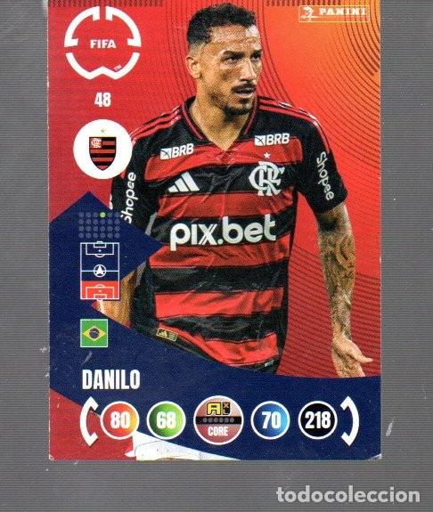Cromos de F&uacute;tbol: CROMO DE XL ADRENALYN Y PANINI DE FIFA N&ordm; 48 DANILO