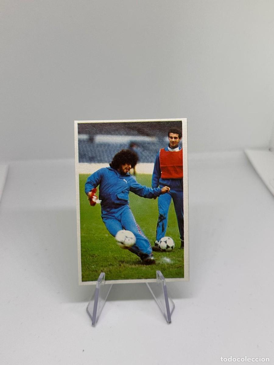 Cromos de F&uacute;tbol: Maradona Mis Lanzamientos 71 Driblings Goles 1984 85 Futbol 1&ordf; divisi&oacute;n Cromoesport