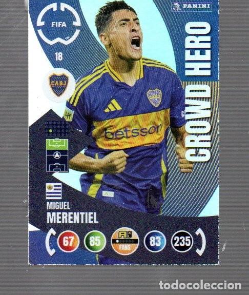Cromos de F&uacute;tbol: CROMO DE XL ADRENALYN Y PANINI DE FIFA N&ordm; 18 MIGUEL MERENTIEL