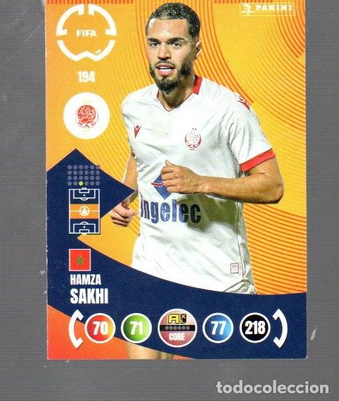 Cromos de F&uacute;tbol: CROMO DE XL ADRENALYN Y PANINI DE FIFA N&ordm; 194 HAMZA SAKHI
