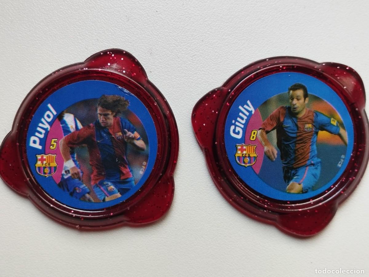 Cromos de F&uacute;tbol: LOTE 2 KRAKS PUYOL Y GIULY BARCELONA