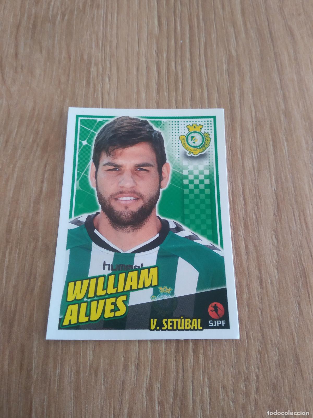Cromos de F&uacute;tbol: 345 WILLIAM ALVES VITORIA SETUBAL CROMO FUTBOL PANINI LIGA PORTUGAL 2015-2016 FUTEBOL 15-16