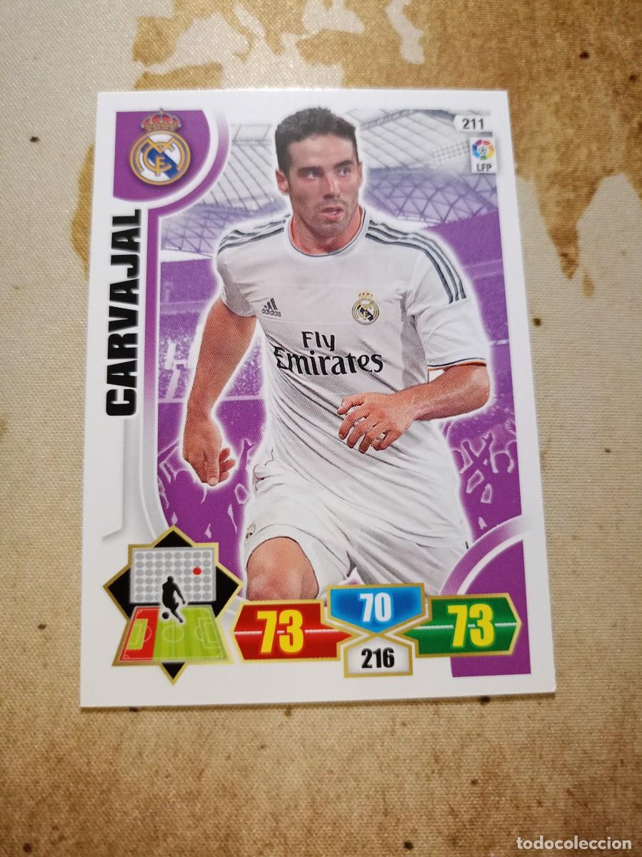 Cromos de F&uacute;tbol: Real Madrid 211 CARVAJAL Adrenalyn 2013-14