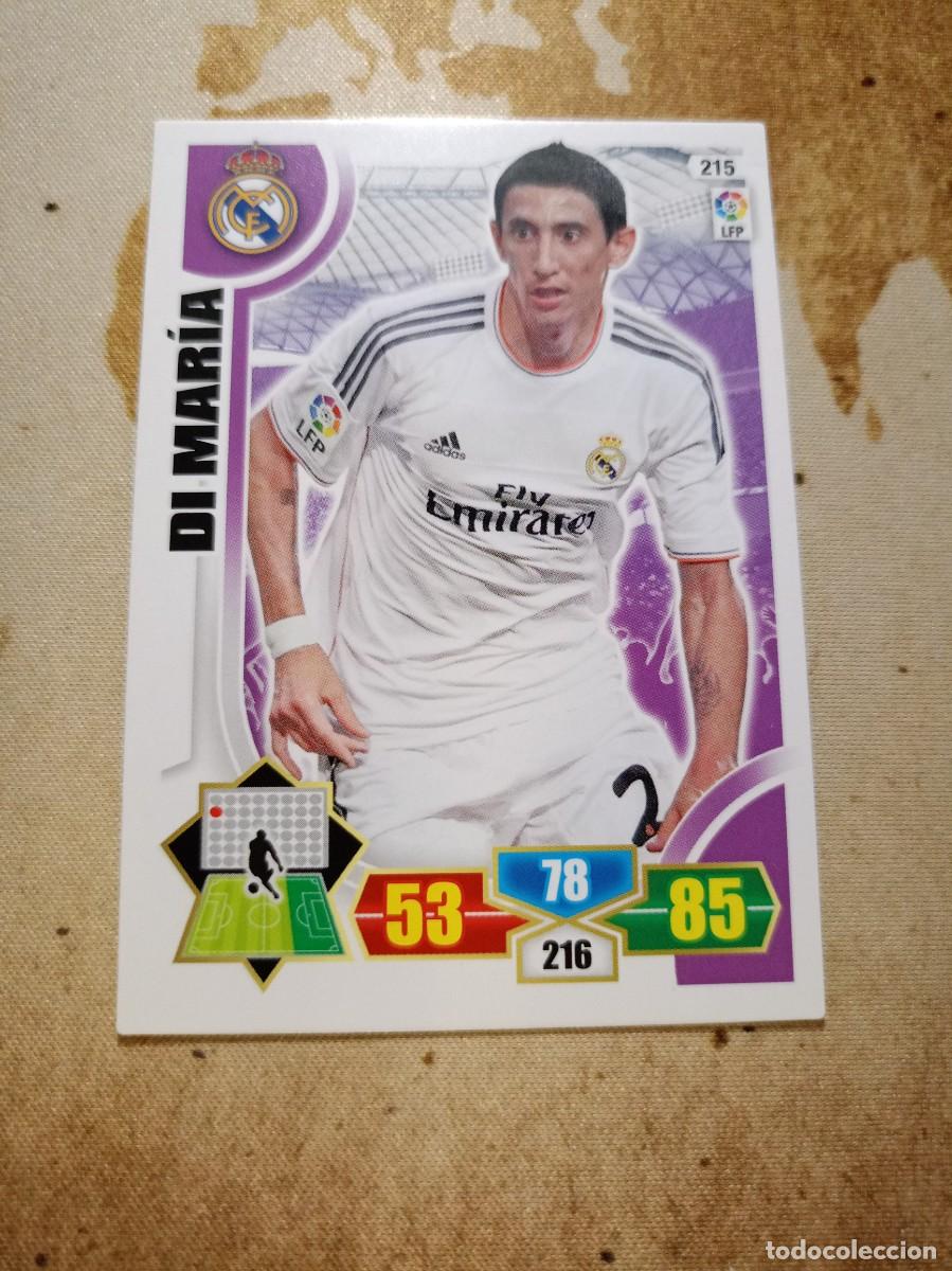 Cromos de F&uacute;tbol: Real Madrid 215 DI MAR&Iacute;A Adrenalyn 2013-14