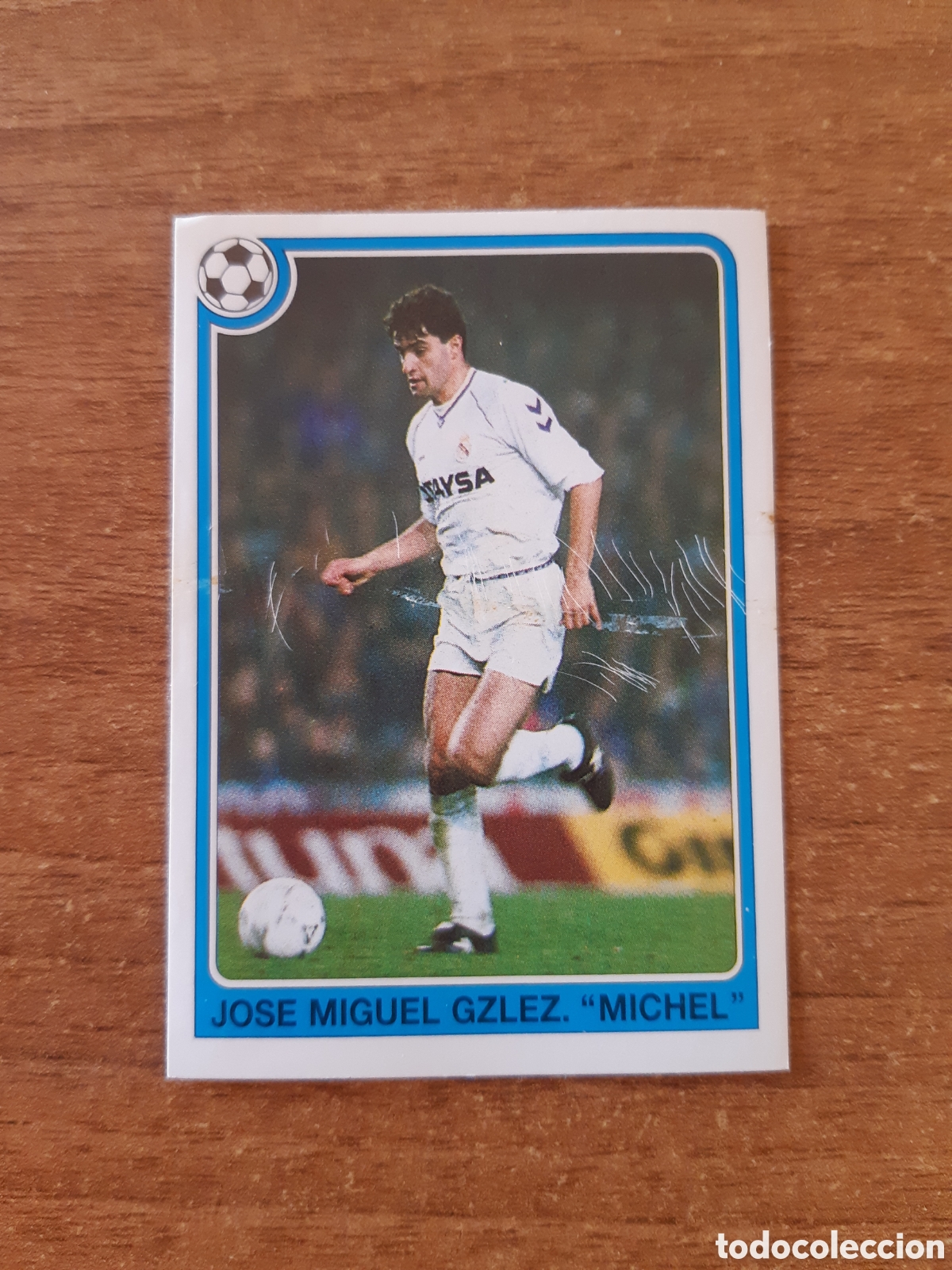 Cartes &agrave; collectionner de Football: N&deg;127 Michel (Real Madrid) ESTRELLAS LIGA 92-93 PANINI. Nunca pegado