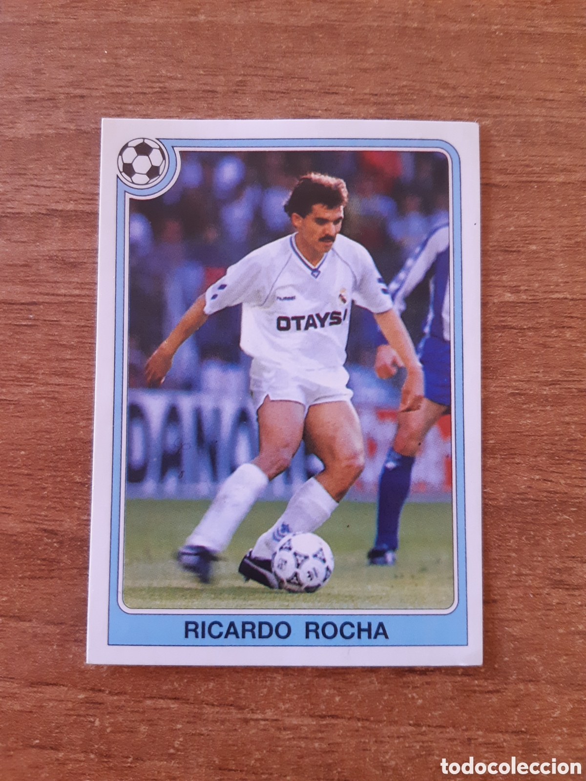 Cartes &agrave; collectionner de Football: N&deg;91 Ricardo Rocha (Real Madrid) F&Uacute;TBOL 92-93 PANINI. Nunca pegado