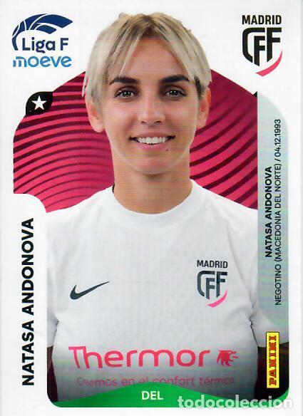 Cartes &agrave; collectionner de Football: CROMO PANINI LIGA FEMENINA F 2025-26 (25 - 26) - N&ordm; 261 - NATASA ANDONOVA - MADRID CFF