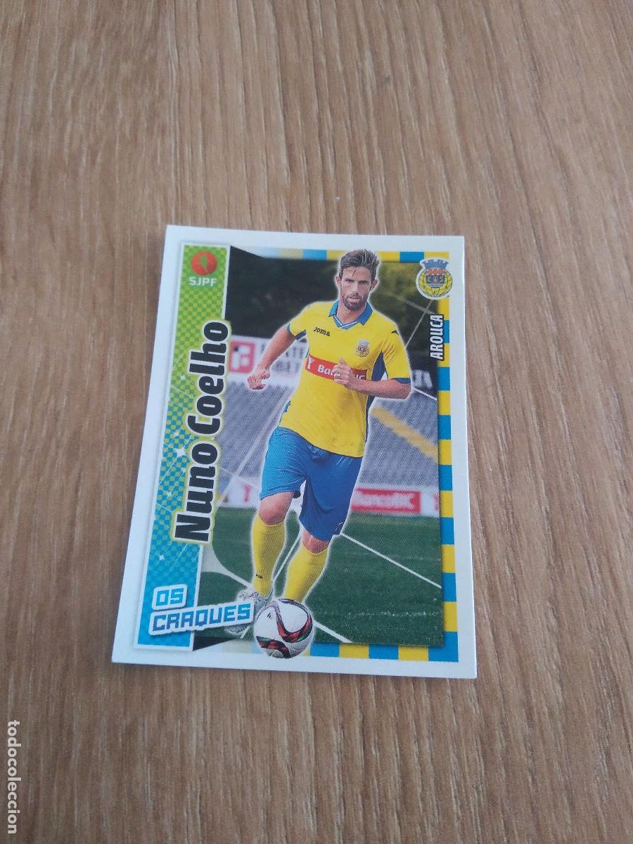 Cartes &agrave; collectionner de Football: 362 NUNO COELHO AROUCA CROMO FUTBOL PANINI LIGA PORTUGAL 2015-2016 FUTEBOL 15-16