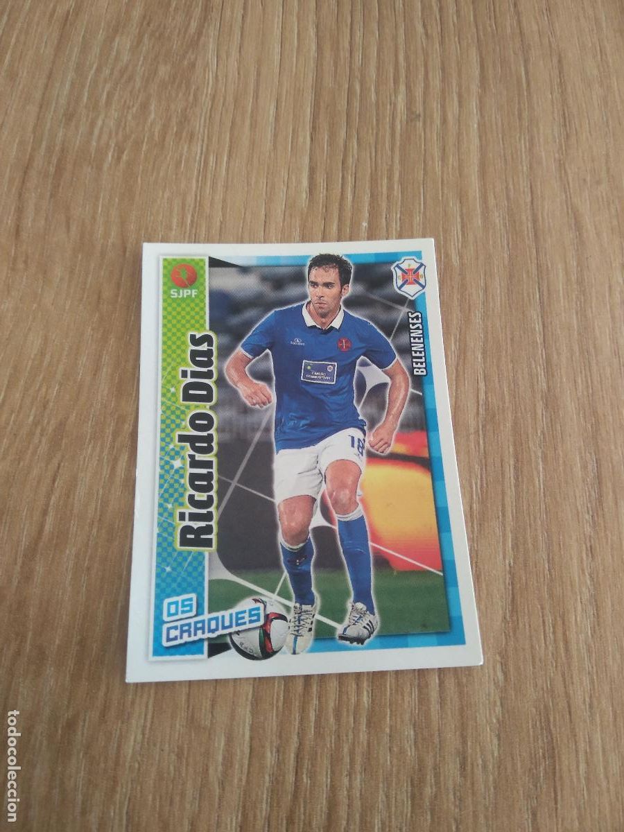 Cartes &agrave; collectionner de Football: 363 RICARDO DIAS BELENENSES CROMO FUTBOL PANINI LIGA PORTUGAL 2015-2016 FUTEBOL 15-16