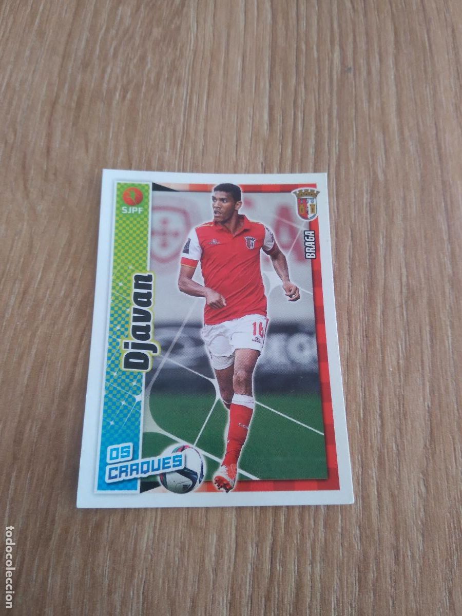 Figurine di Calcio: 366 DJAVAN BRAGA CROMO FUTBOL PANINI LIGA PORTUGAL 2015-2016 FUTEBOL 15-16