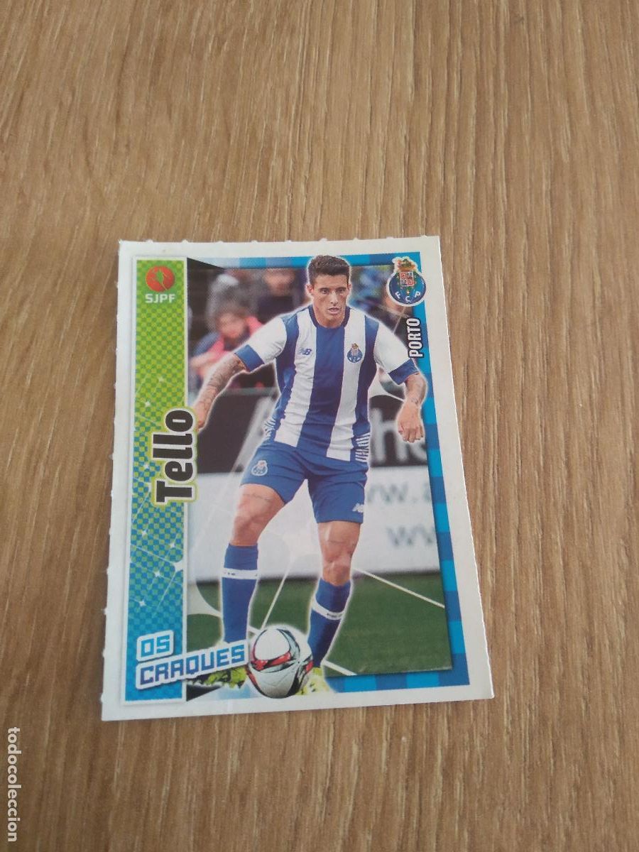 Cromos de Futebol: 372 TELLO PORTO CROMO FUTBOL PANINI LIGA PORTUGAL 2015-2016 FUTEBOL 15-16