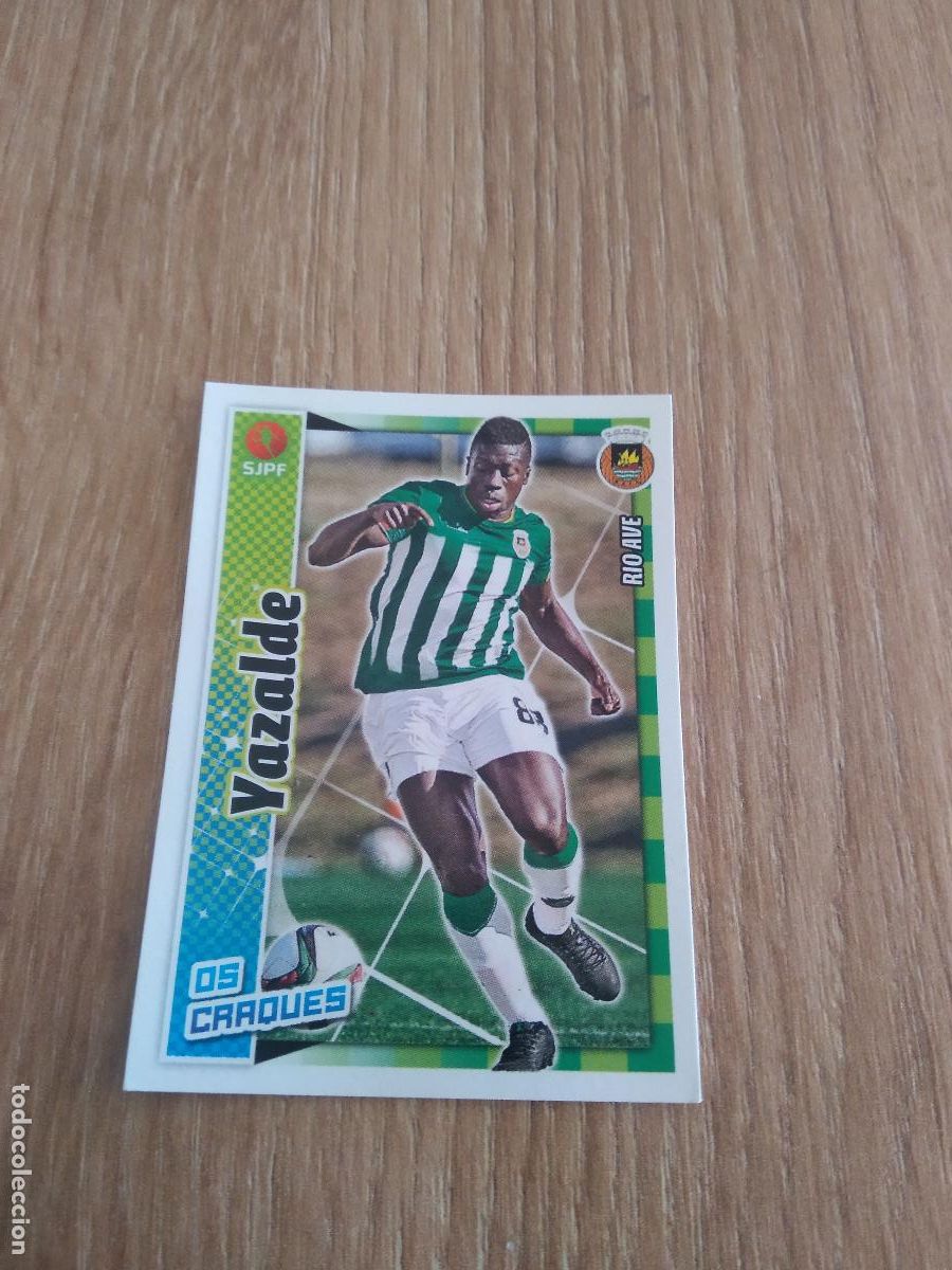 Cromos de Futebol: 373 YAZALDE RIO AVE CROMO FUTBOL PANINI LIGA PORTUGAL 2015-2016 FUTEBOL 15-16