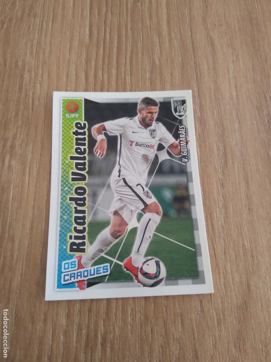 Cromos de F&uacute;tbol: 377 RICARDO VALENTE VITORIA GUIMARAES CROMO FUTBOL PANINI LIGA PORTUGAL 2015-2016 FUTEBOL 15-16