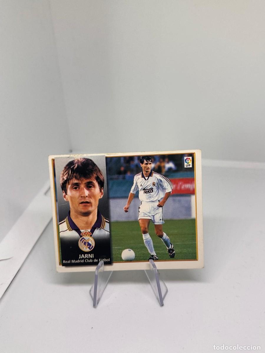 Cromos de F&uacute;tbol: Cromo coloca Jarni Real Madrid LIGA Este 1998 1999 98 99 Sin pegar. Leer
