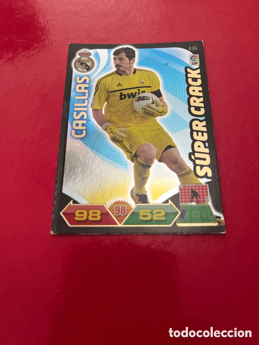 Cartes &agrave; collectionner de Football: CASILLAS REAL MADRID N&ordm; 436 SUPERCRACK ADRENALYN 2011 2012 PANINI XL 11 12 CROMO FUTBOL