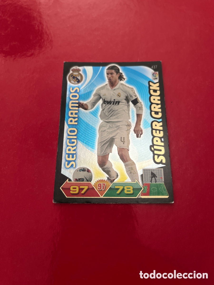Cartes &agrave; collectionner de Football: SERGIO RAMOS REAL MADRID N&ordm; 437 SUPERCRACK ADRENALYN 2011 2012 PANINI XL 11 12 CROMO FUTBOL