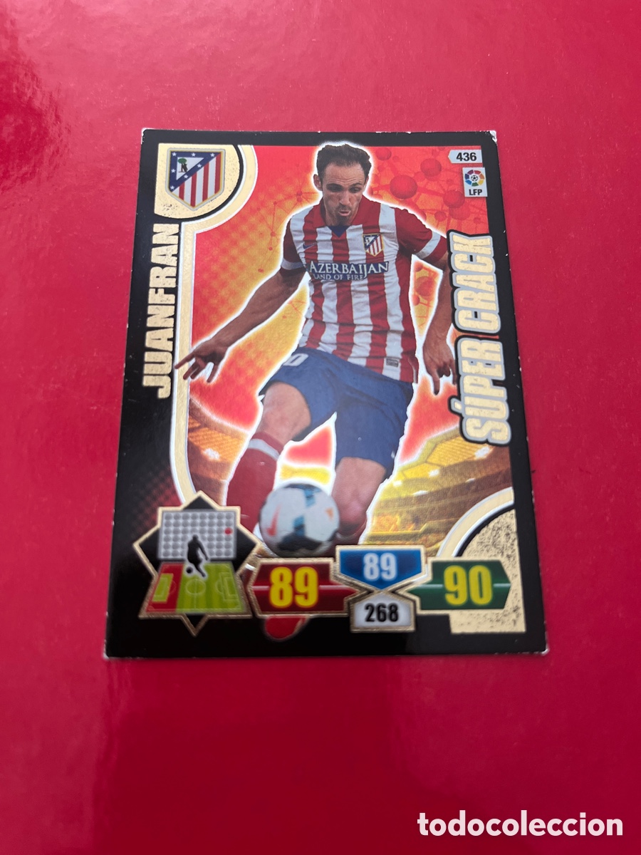 Figurine di Calcio: JUANFRAN ATLETICO DE MADRID 436 SUPERCRACK ADRENALYN 2013 2014 PANINI XL 13 14 CROMO FUTBOL