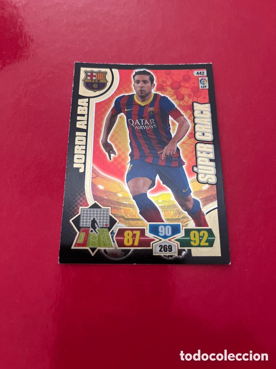 Cartes &agrave; collectionner de Football: JORDI ALBA F.C.BARCELONA 442 SUPERCRACK ADRENALYN 2013 2014 PANINI XL 13 14 CROMO FUTBOL
