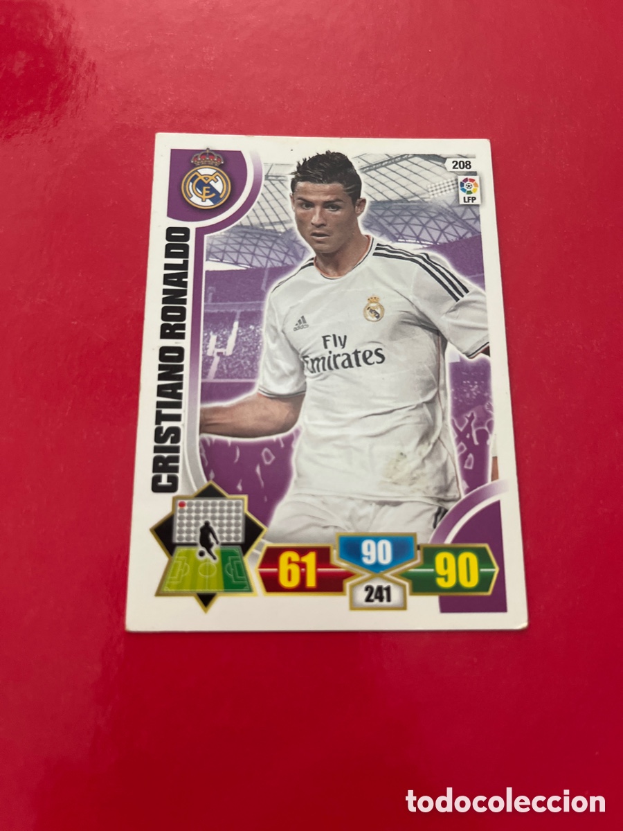 Cartes &agrave; collectionner de Football: CRISTIANO RONALDO N&ordm;208 REAL MADRID STAR ADRENALYN 2013 2014 PANINI XL 13 14