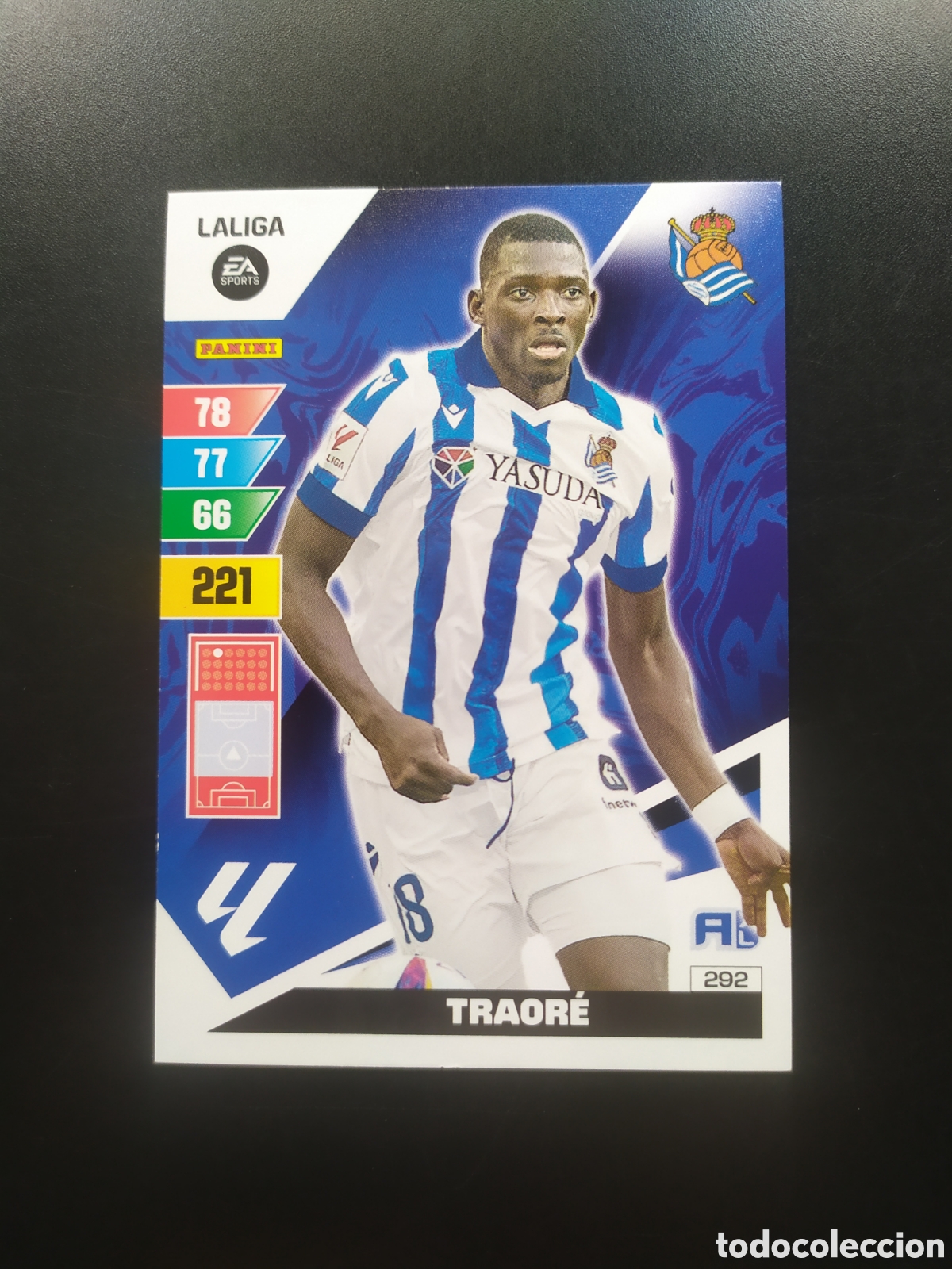 Cromos de F&uacute;tbol: Adrenalyn 2023 2024 23 24 panini Traor&eacute; n&deg; 292 Real Sociedad