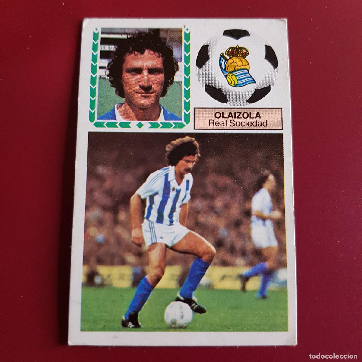 Figurine di Calcio: ESTE - LIGA 1983 1984 - 83 84 - SOCIEDAD - OLAIZOLA - NUNCA PEGADO