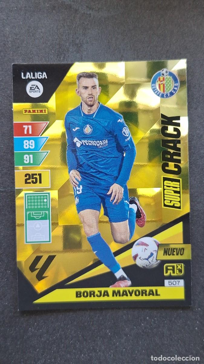Cartes &agrave; collectionner de Football: L1 BORJA MAYORAL GETAFE C. F. 507 NUEVO SUPER CRACK ADRENALYN XL LIGA 2023/2024 23 24 PANINI
