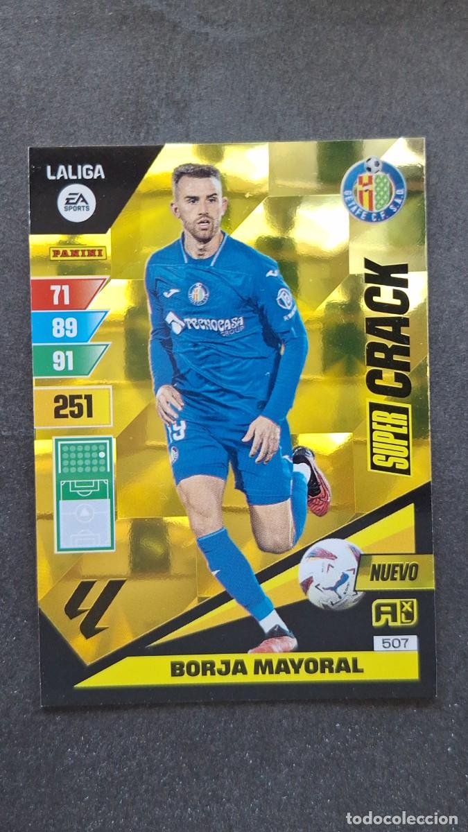 Cartes &agrave; collectionner de Football: L1 BORJA MAYORAL GETAFE C. F. 507 NUEVO SUPER CRACK ADRENALYN XL LIGA 2023/2024 23 24 PANINI