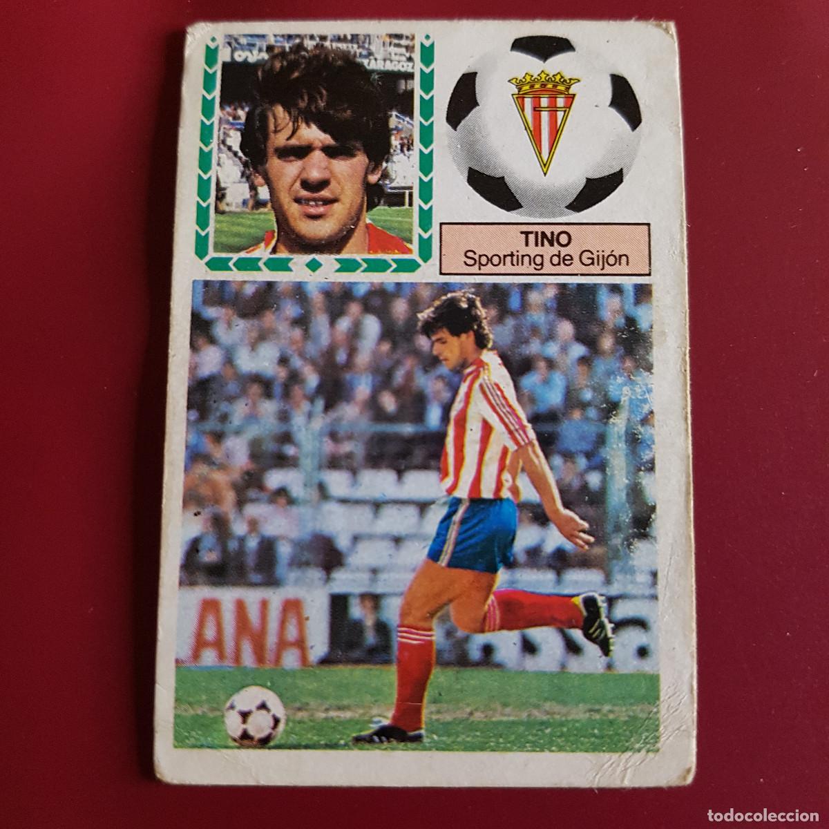 Cartes &agrave; collectionner de Football: ESTE - LIGA 1983 1984 - 83 84 - GIJON - TINO - NUNCA PEGADO