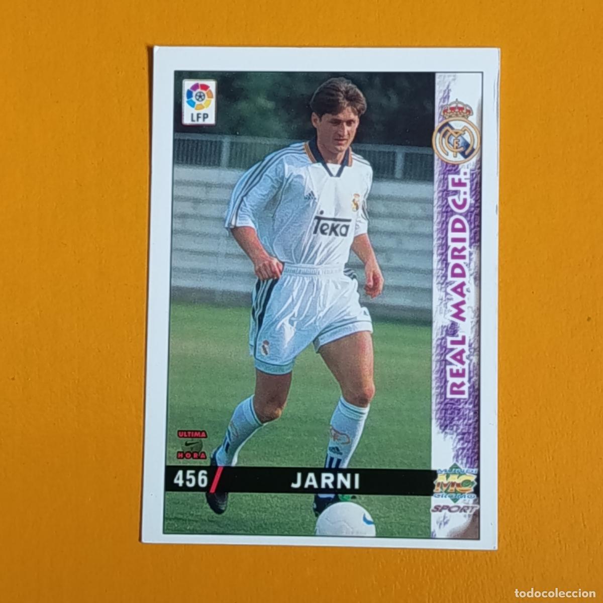 Cartes &agrave; collectionner de Football: 456 JARNI. &Uacute;LTIMA HORA. REAL MADRID. LAS FICHAS DE LA LIGA 98-99. MUNDICROMO