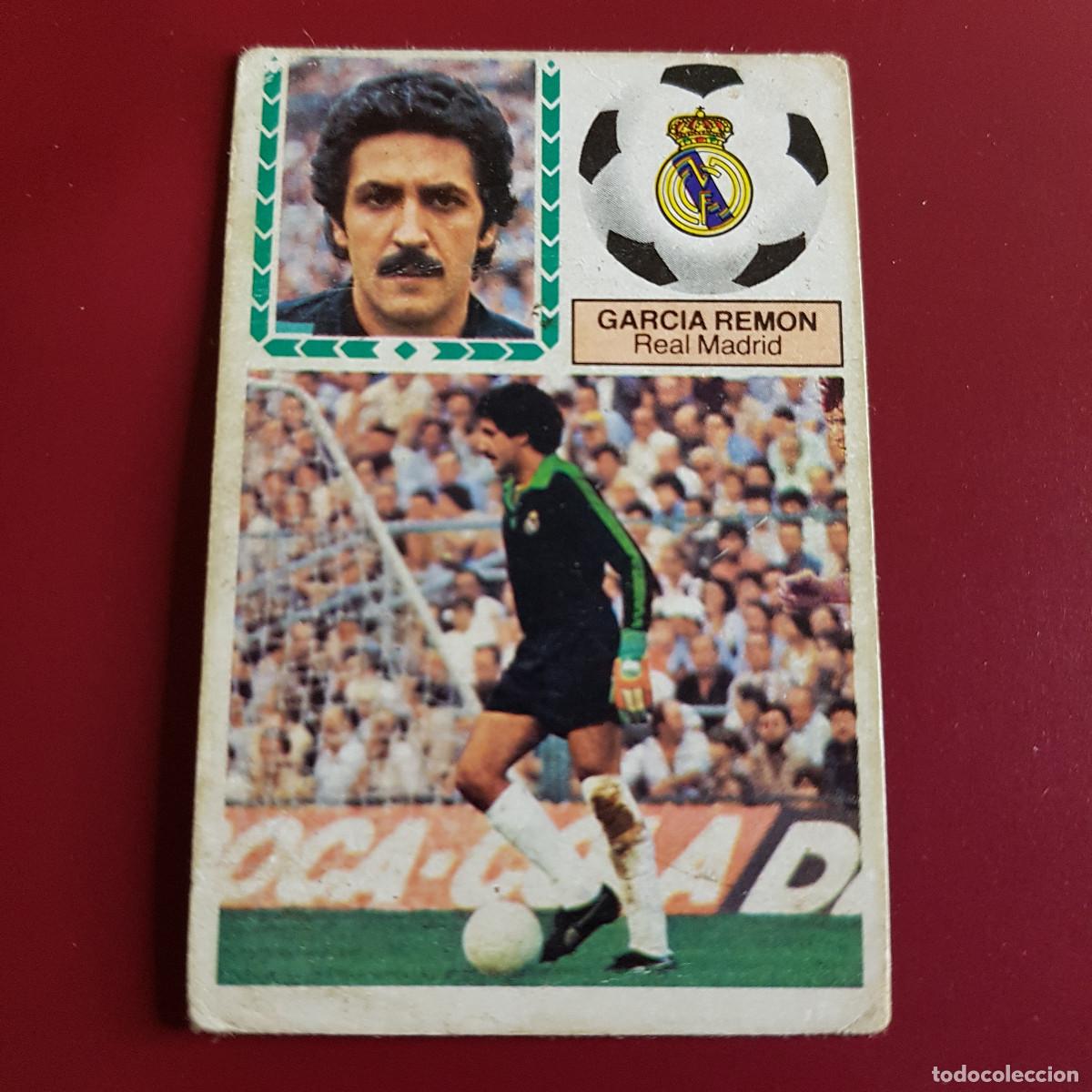 Cartes &agrave; collectionner de Football: ESTE - LIGA 1983 1984 - 83 84 - R MADRID - GARCIA REMON - NUNCA PEGADO