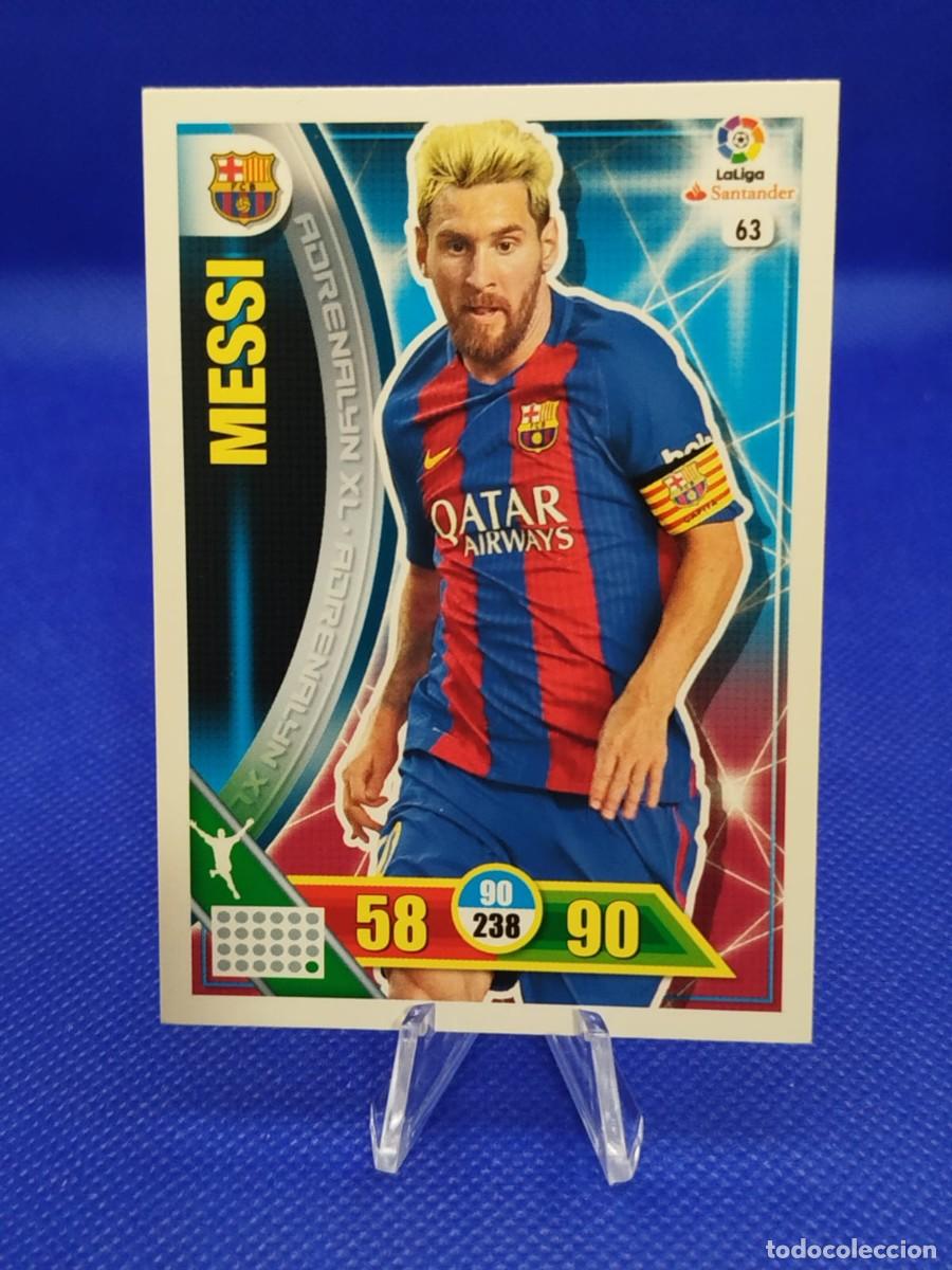Cromos de F&uacute;tbol: #63 LIONEL MESSI FC BARCELONA 2016 2017 PANINI ADRENALYN XL