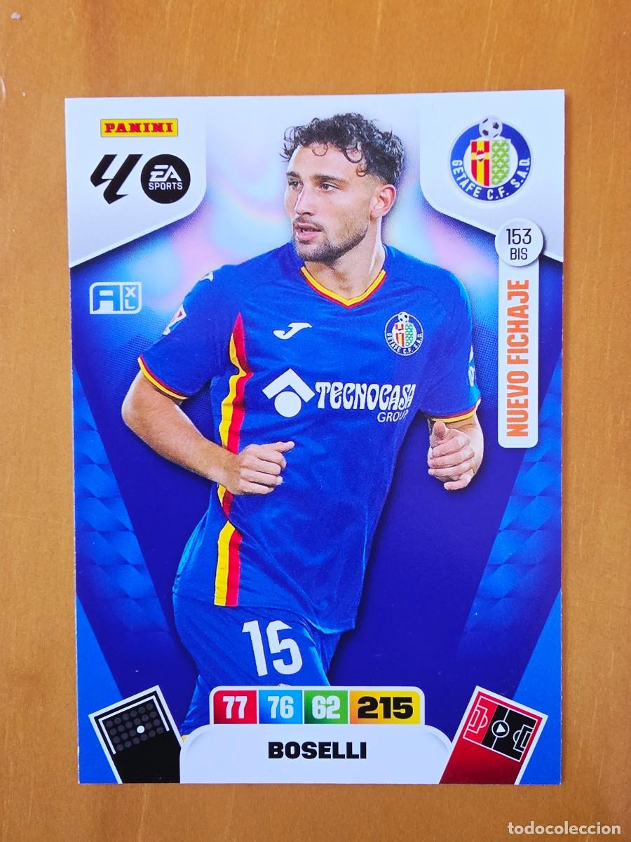 Cromos de F&uacute;tbol: 153 BIS Sebasti&aacute;n Boselli, Getafe CF, Nuevo Fichaje, Panini Adrenalyn XL Liga 2025 2026 25 26