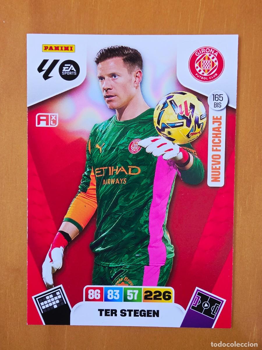 Cromos de F&uacute;tbol: 165 BIS Marc-Andr&eacute; Ter Stegen, Girona FC, Nuevo Fichaje, Panini Adrenalyn XL Liga 2025 2026 25 26