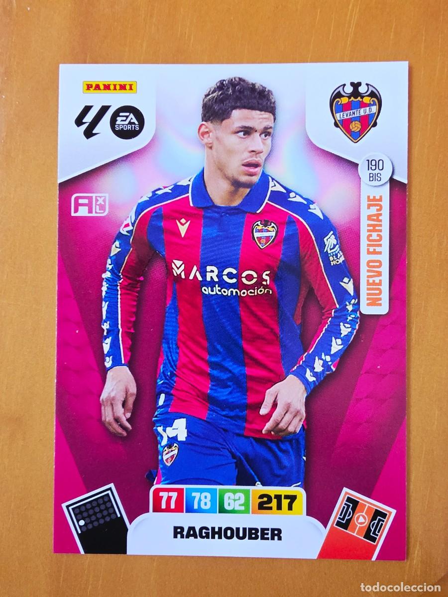 Cromos de Futebol: 180 BIS Ugo Raghouber, Levante UD, Nuevo Fichaje, Panini Adrenalyn XL Liga 2025 2026 25 26