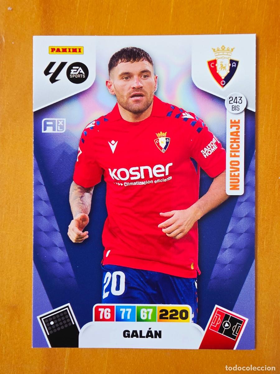 Fu&szlig;ball-Sticker: 243 BIS Javi Gal&aacute;n, CA Osasuna, Nuevo Fichaje, Panini Adrenalyn XL Liga 2025 2026 25 26