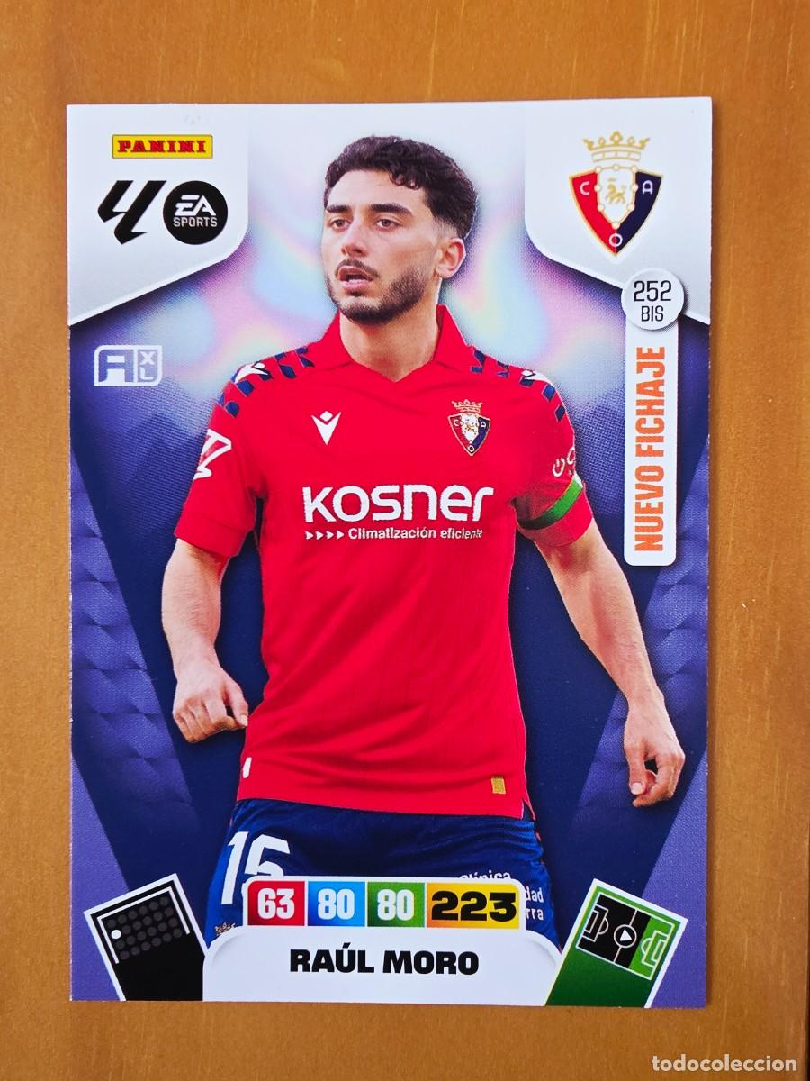 Cromos de Futebol: 252 BIS Ra&uacute;l Moro, CA Osasuna, Nuevo Fichaje, Panini Adrenalyn XL Liga 2025 2026 25 26