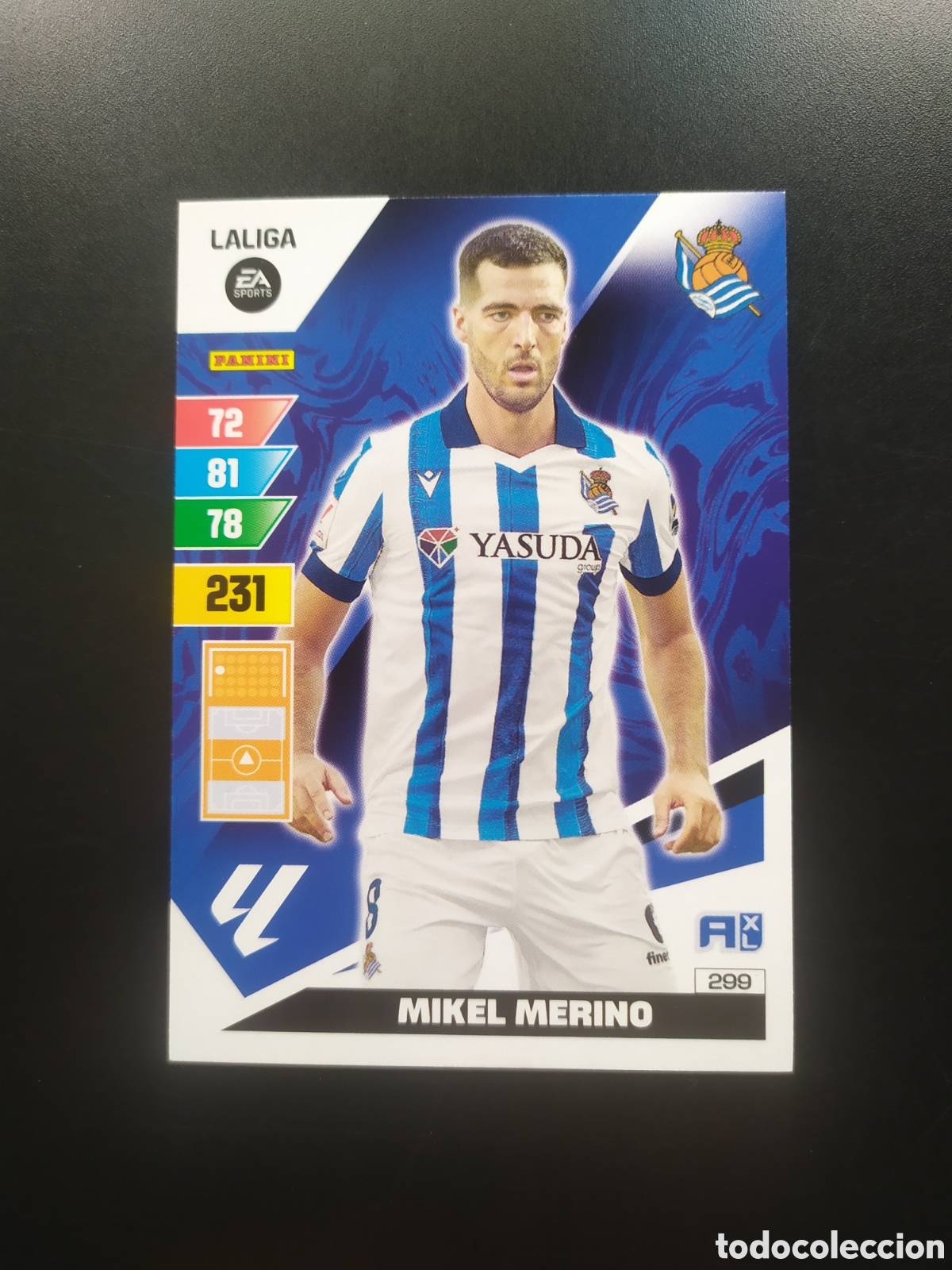 Cromos de F&uacute;tbol: Adrenalyn 2023 2024 23 24 panini Mikel Merino n&deg; 299 Real Sociedad