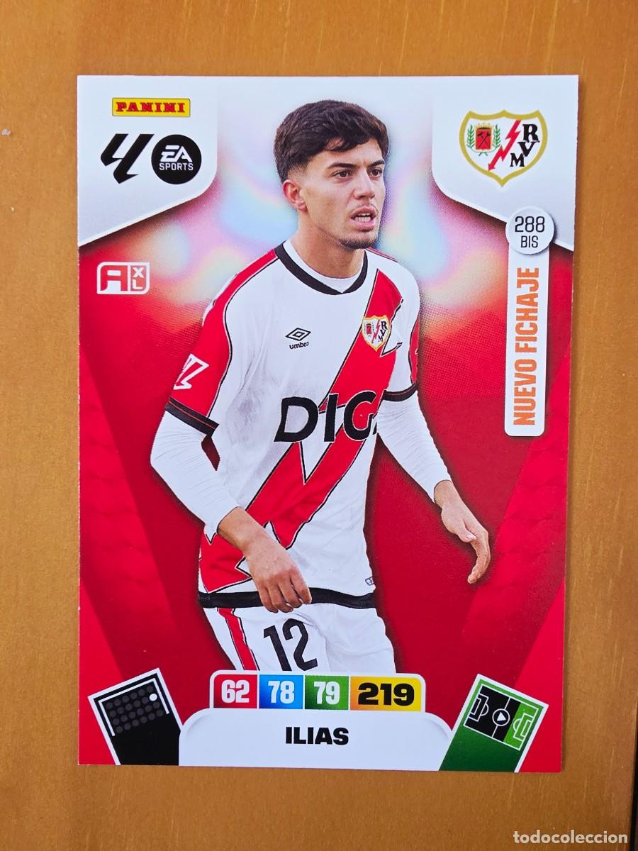 Cromos de F&uacute;tbol: 288 BIS Ilias Akhomach, Rayo Vallecano, Nuevo Fichaje, Panini Adrenalyn XL Liga 2025 2026 25 26