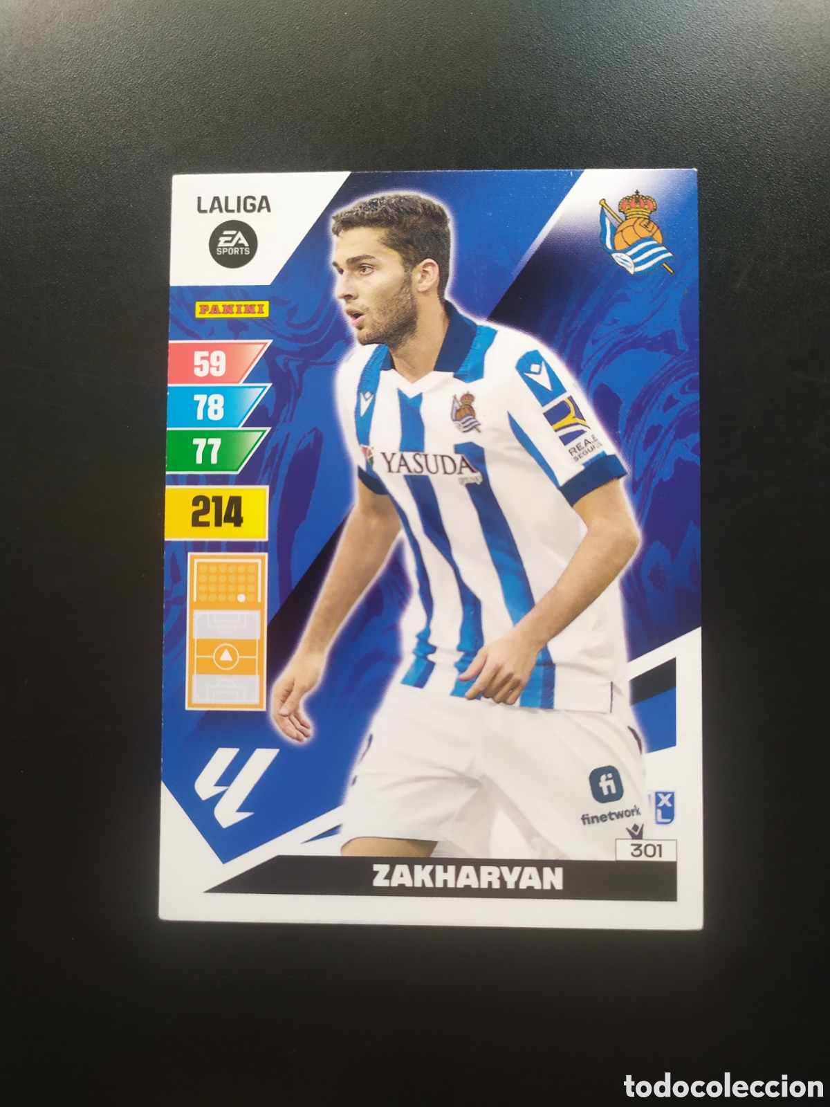 Cromos de F&uacute;tbol: Adrenalyn 2023 2024 23 24 panini Zakharyan n&deg; 301 Real Sociedad