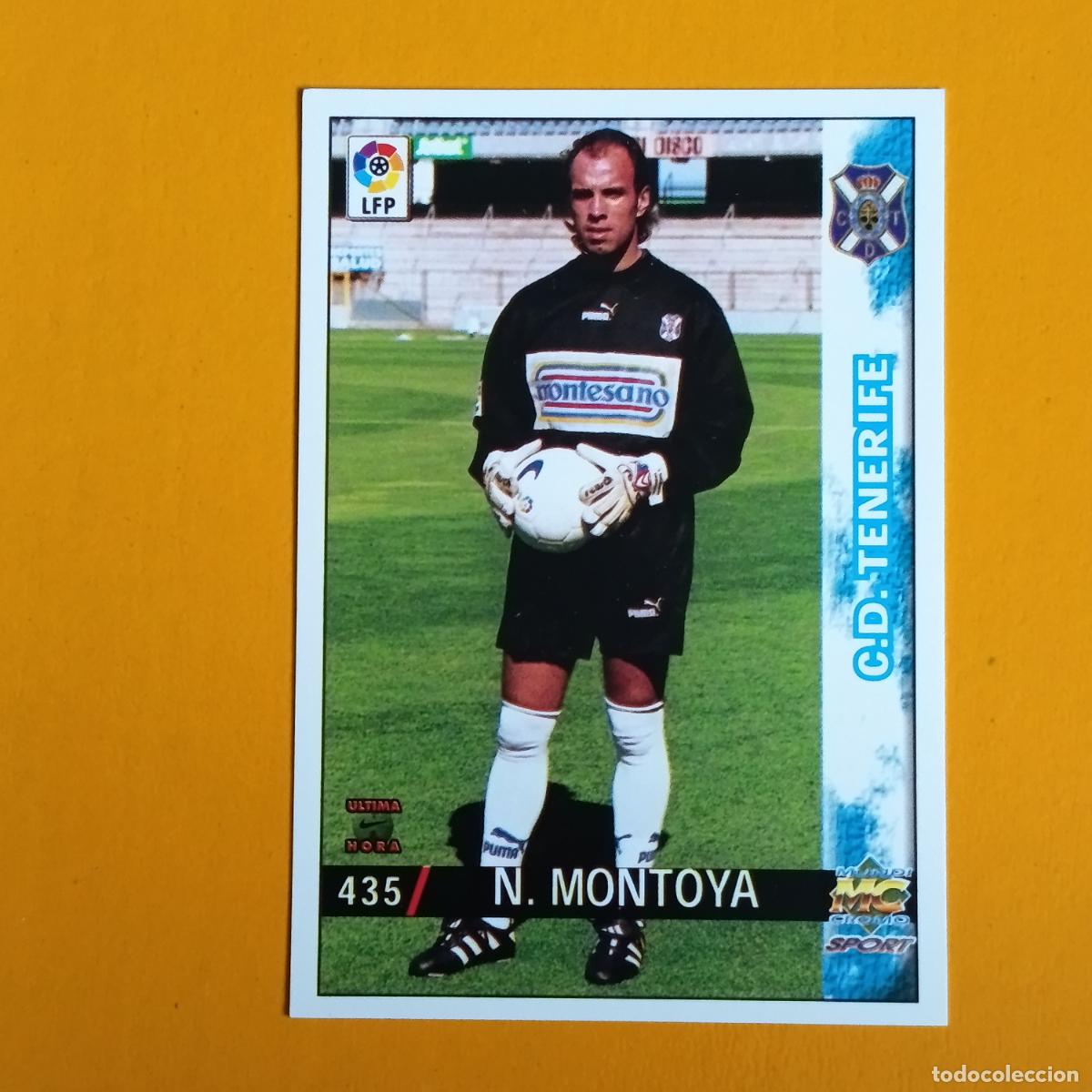 Cromos de F&uacute;tbol: 435 NAVARRO MONTOYA. &Uacute;LTIMA HORA. C D TENERIFE. LAS FICHAS DE LA LIGA 98-99. MUNDICROMO