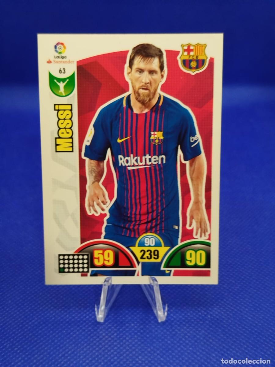 Cromos de F&uacute;tbol: #63 LIONEL MESSI FC BARCELONA 2017 2018 PANINI ADRENALYN XL