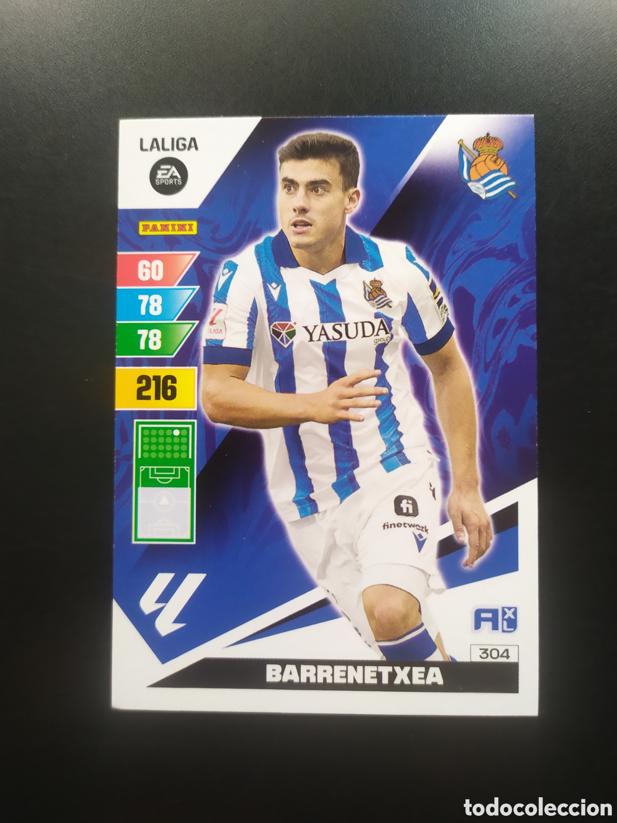 Fu&szlig;ball-Sticker: Adrenalyn 2023 2024 23 24 panini Barrenetxea n&deg; 304 Real Sociedad