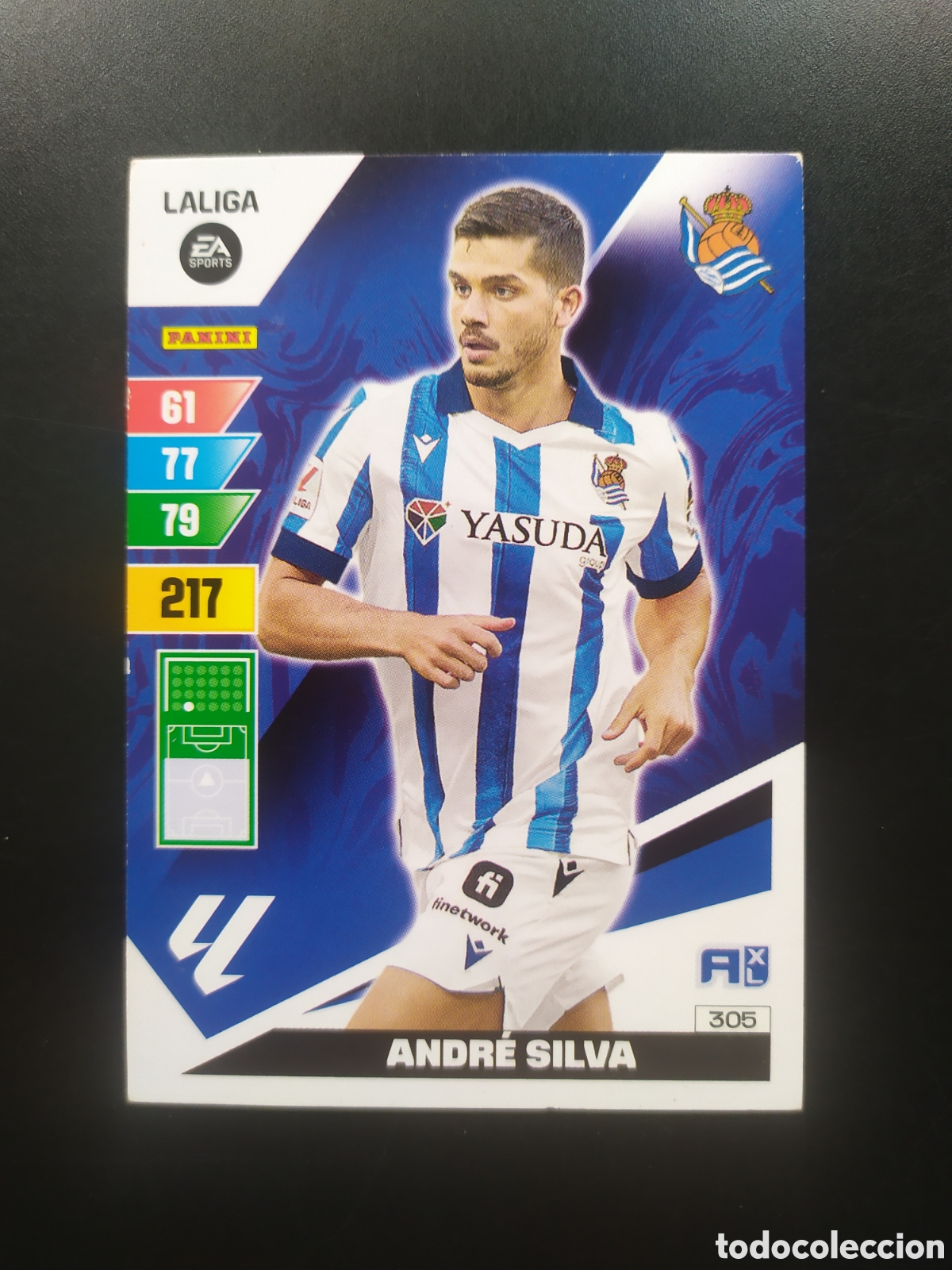 Football Stickers: Adrenalyn 2023 2024 23 24 panini Andr&eacute; Silva n&deg; 305 Real Sociedad