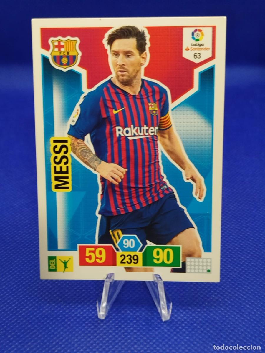 Cromos de F&uacute;tbol: #63 LIONEL MESSI FC BARCELONA 2018 2019 PANINI ADRENALYN XL