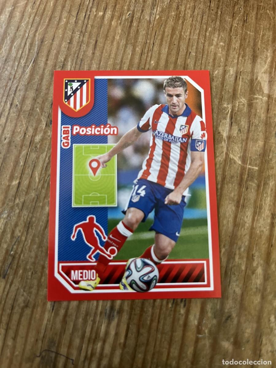 Cartes &agrave; collectionner de Football: CROMO SIN PEGAR NUNCA PEGADO COLECCION OFICIAL ATLETICO MADRID 2014 2015 # 78 GABI