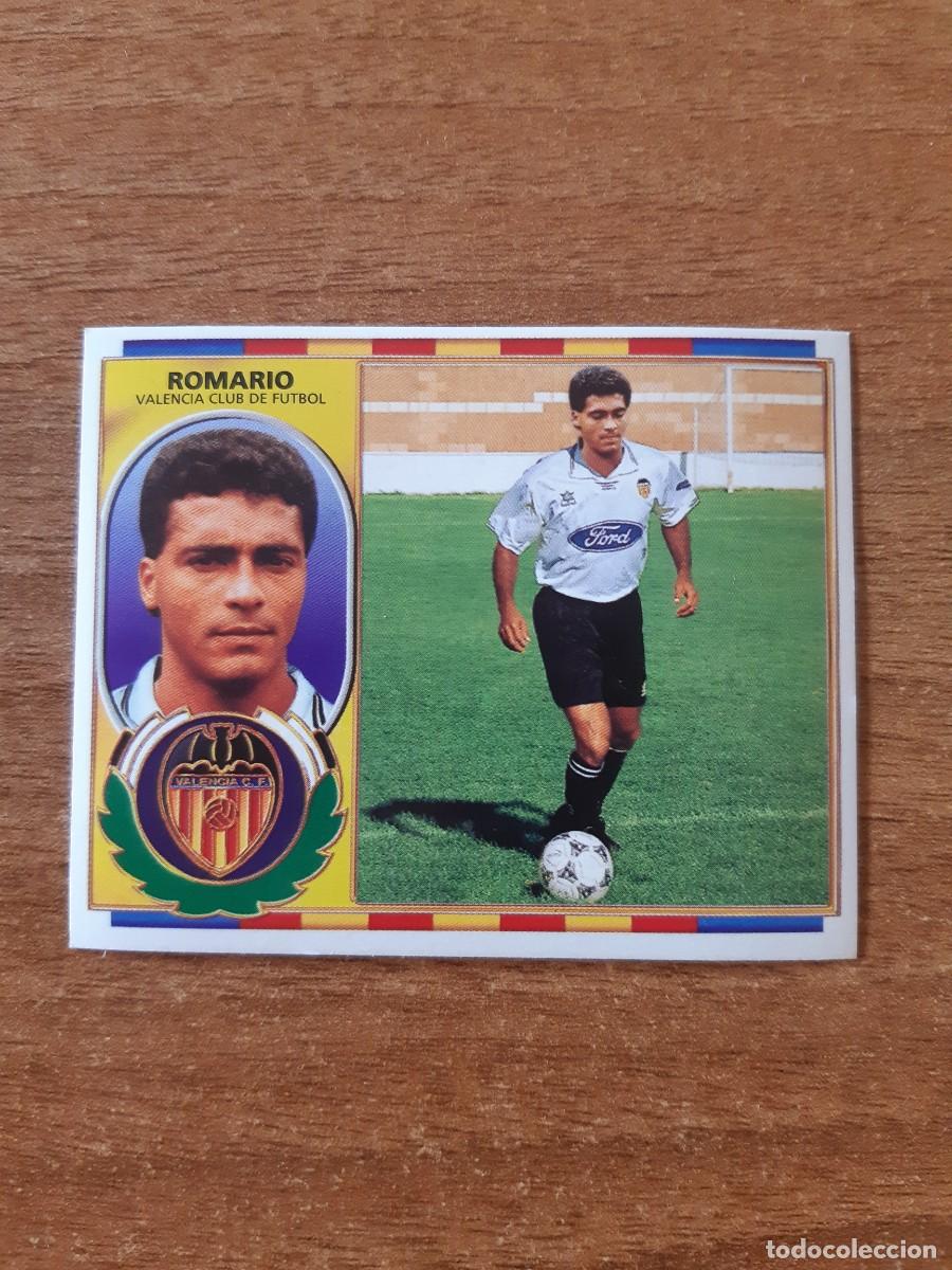 Figurine di Calcio: FICHAJE 23 ROMARIO VALENCIA LIGA 96-97 ESTE. NUNCA PEGADO, SIN PEGAR
