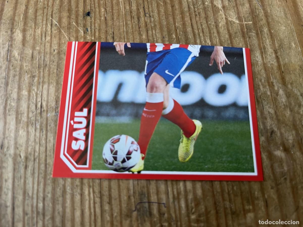 Figurine di Calcio: CROMO SIN PEGAR NUNCA PEGADO COLECCION OFICIAL ATLETICO MADRID 2014 2015 # 103 SAUL