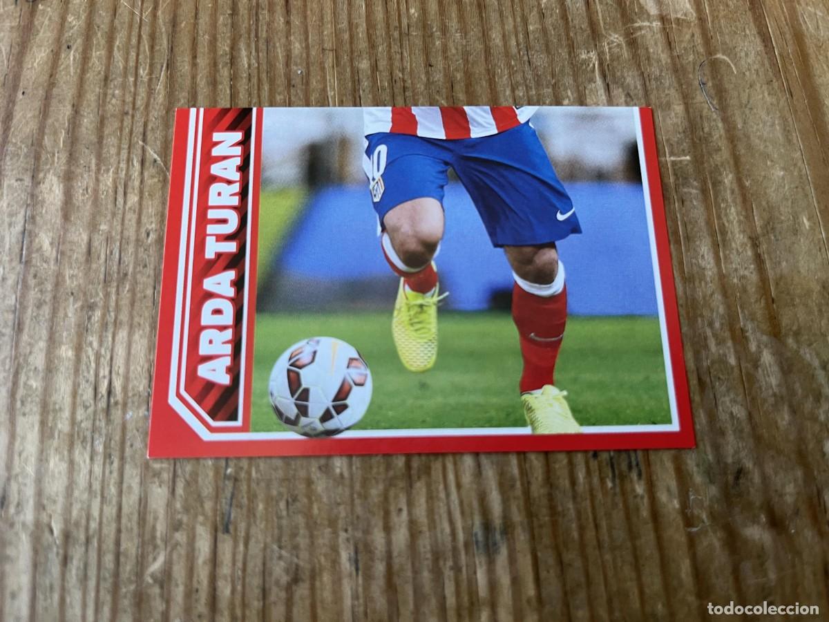 Football Stickers: CROMO SIN PEGAR NUNCA PEGADO COLECCION OFICIAL ATLETICO MADRID 2014 2015 # 113 ARDA TURAN
